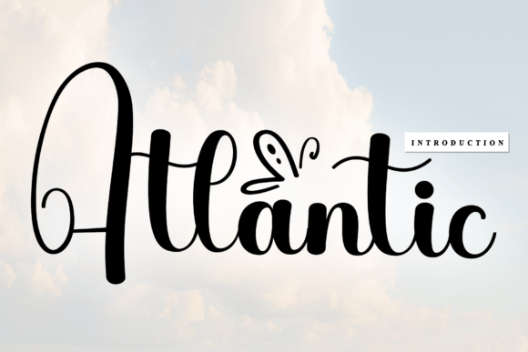 Atlantic: A Sweet & Cursive Handwritten Font for Elegant Design