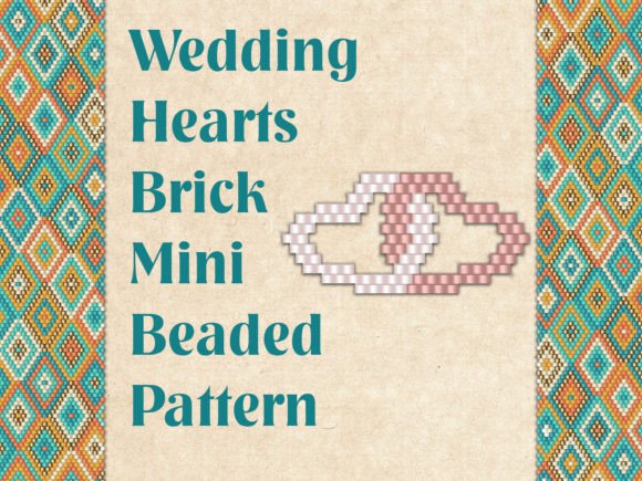Beaded Wedding Hearts: Intricate Texture for Modern Branding