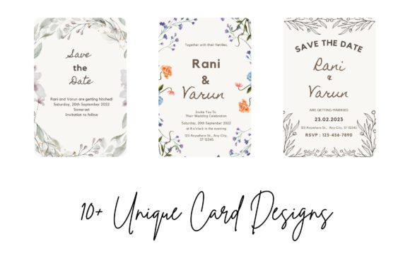 Elegant Digital Wedding Invitation Templates for Modern Design
