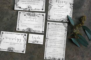 Elegant Flower Wedding Invitation Suite: A Designer's Complete Package