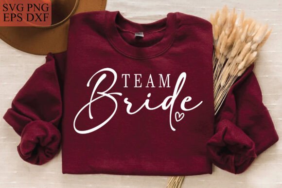Elegant Wedding Design Assets: Team Bride SVG Collection