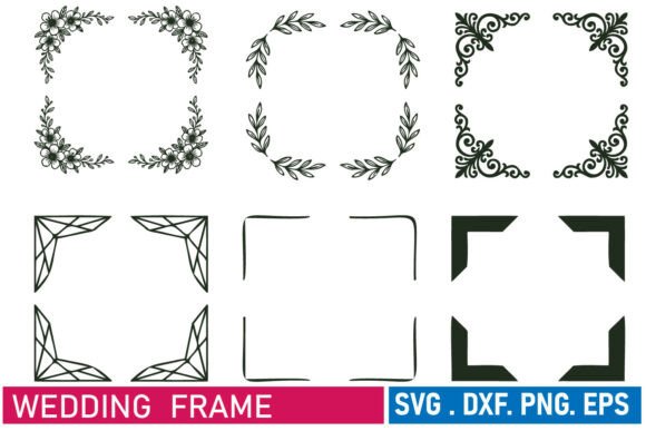 Elegant Wedding Frame SVG: A Designer's Versatile Asset