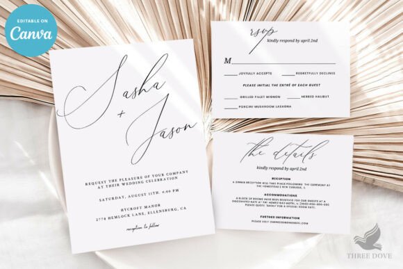 Elegant Wedding Invitation Bundle: A Designer's Toolkit