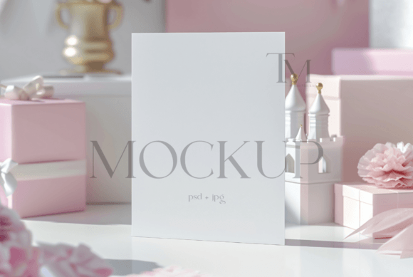 Elevate Your Designs with a 5x7 Greeting Card Mockup