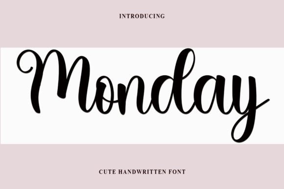 Elevate Your Designs with the Monday Handwritten Font