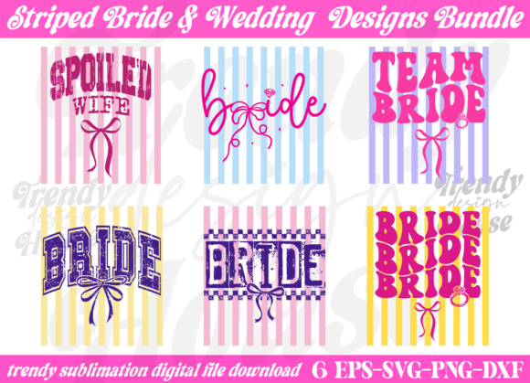 Modern Wedding Design: The Striped Bride Bundle
