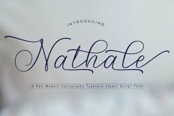 Nathale: Elevating Design with Elegant Calligraphy
